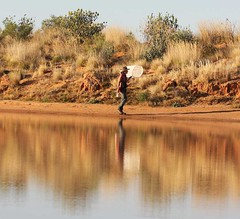 Day 5 - Photo 13: Andrea collecting butterflies