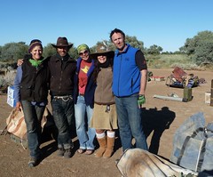 Beth and Paul and cameleers