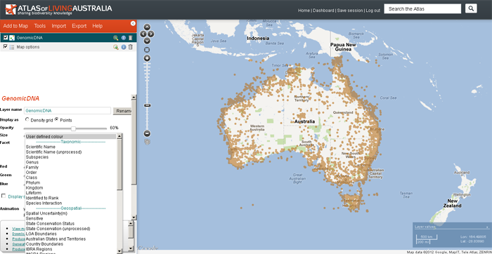 Facet of all GenomicDNA occurrence records Facet of all GenomicDNA occurrence records