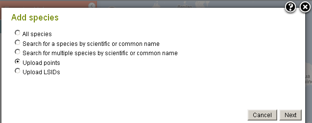 Upload any type of point data Upload any type of point data