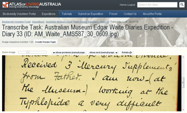 Field Diaries Field Diaries