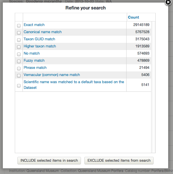 Name matching metrics Name matching metrics